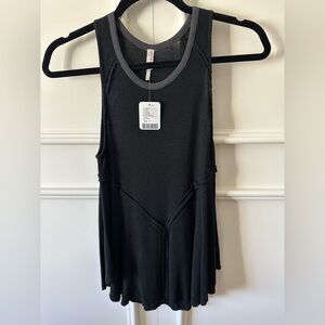 Free People Black Tank NWT Size small